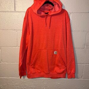 Carhartt Men's Vibrant Orange Hoodie